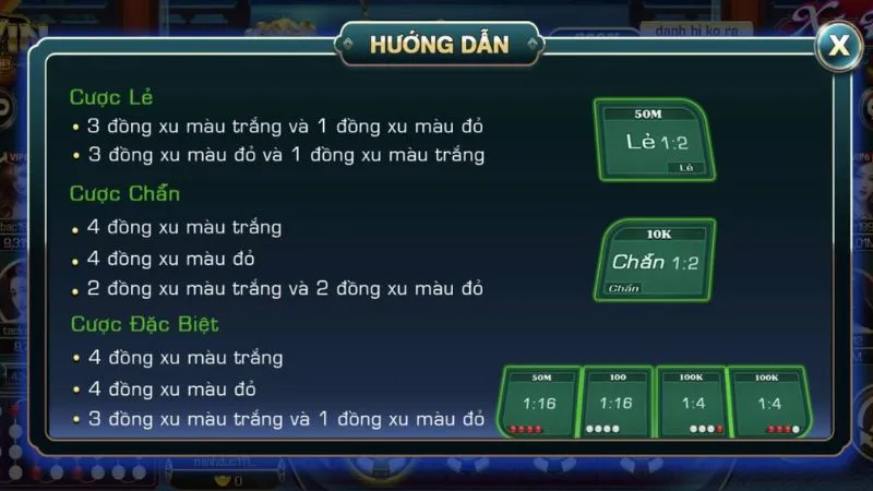 Hướng dẫn các bước chơi xóc đĩa IWIN
